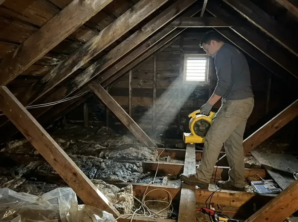 attic-water-damage-drying-proc-007 — frequently asked questions, Emergency Water Extraction & 24/7 Flood Response in Gladsto…